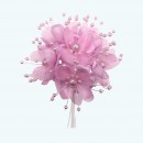 3"  Silk Flower with Pearl 6X12 | Pink